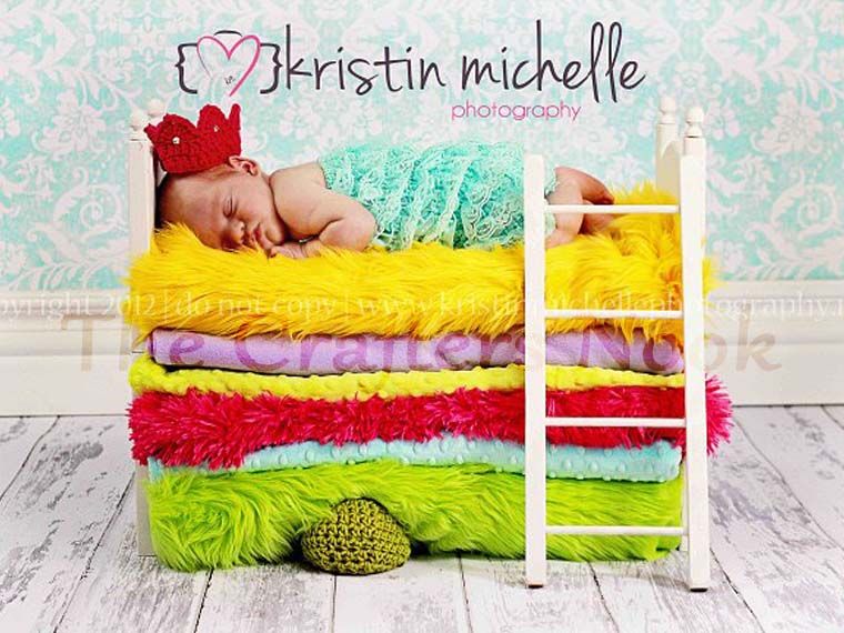 The Crafters Nook Newborn Photography Props and Stackable Doll Beds